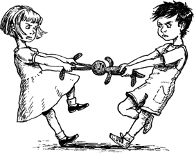 Book illustration from It's OK Not to Share