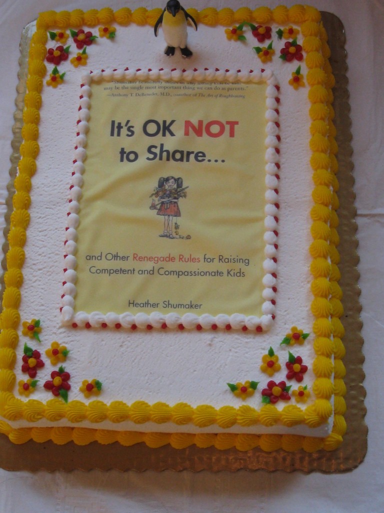 Best part of the book launch - a cake with the book cover on it!
